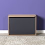 Hanah Home SHC-110-TA-1 Zapatero con diseño elegante en Nogal Claro y Antracita, 60x42x30 cm